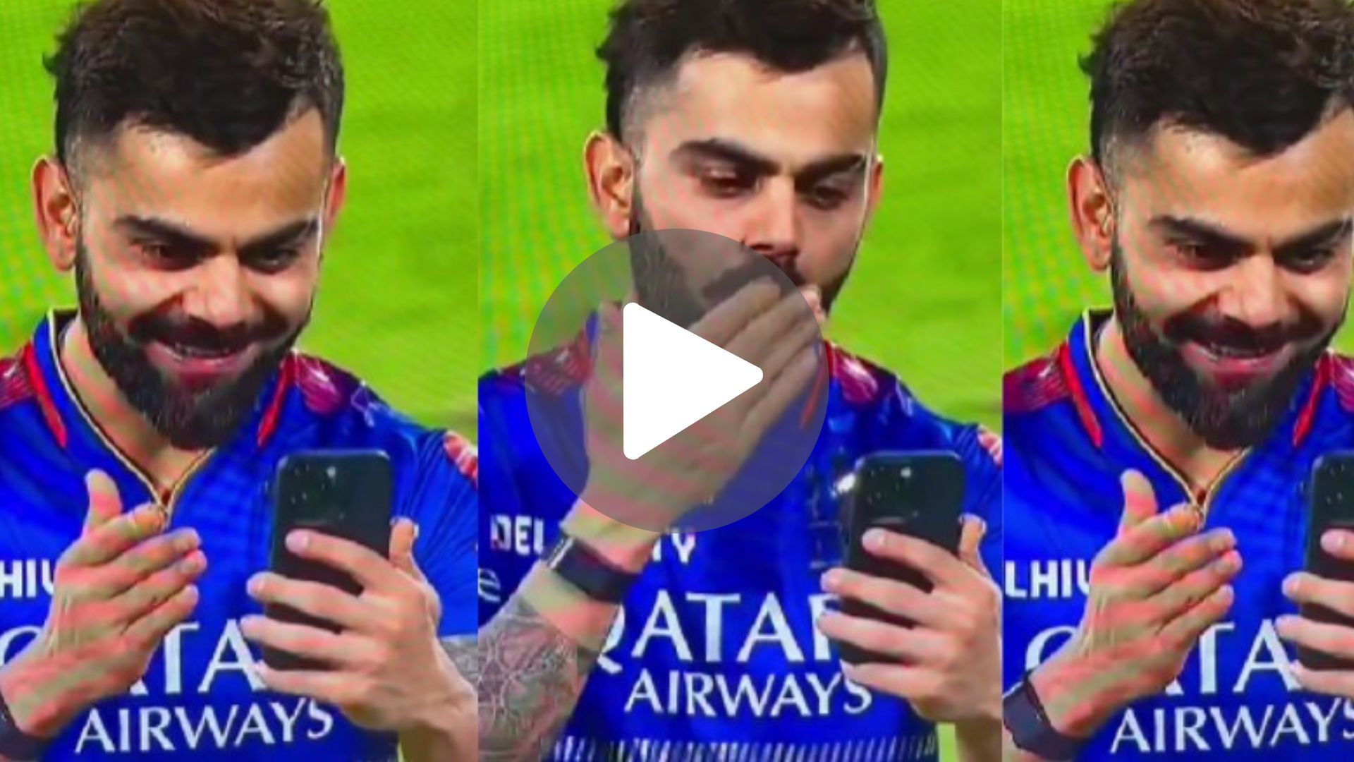 [Watch] Virat Kohli's Emotional Video Call With Anushka Sharma & Children After RCB's Win